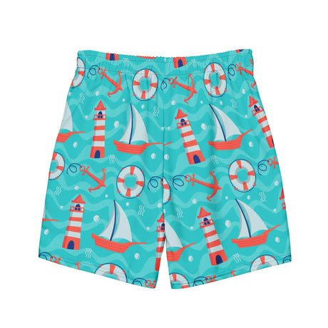 Harbor Haven Men's Swim Trunks - Dockhead