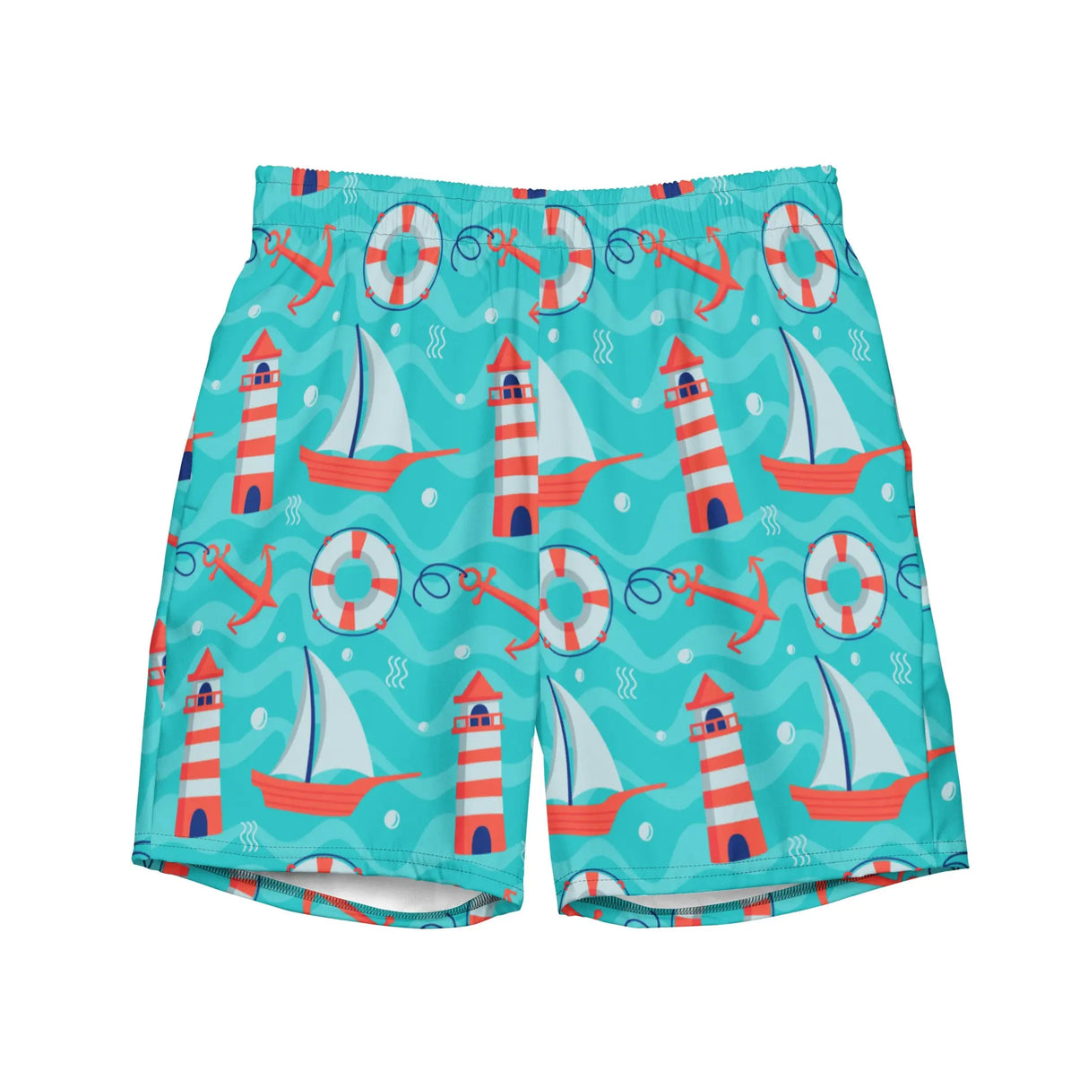 Harbor Haven Men's Swim Trunks - Dockhead