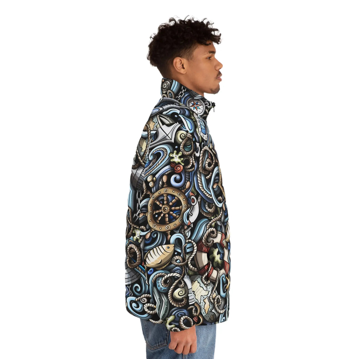 Nautical Nonsense Puffer Jacket - Dockhead