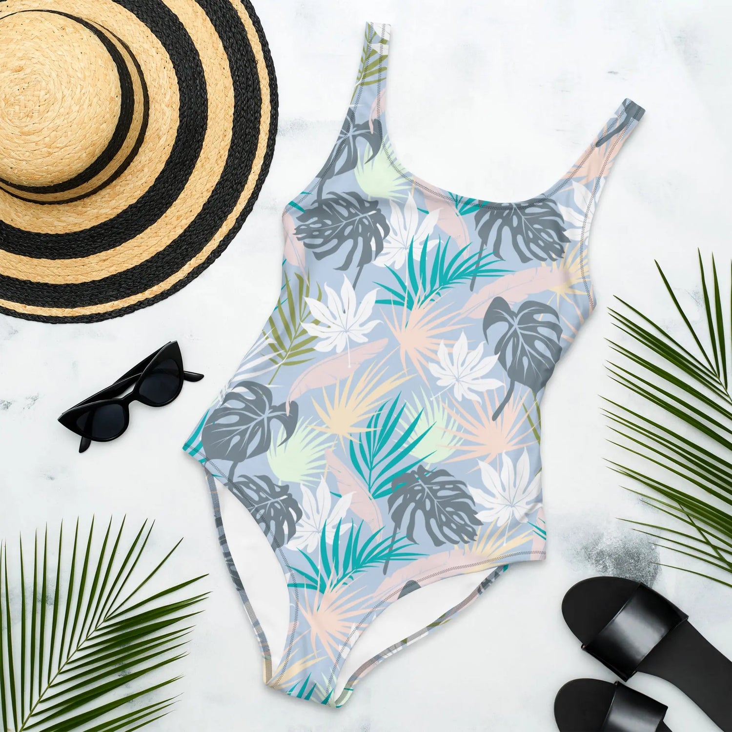 Pastel Paradise One-Piece Swimsuit - Dockhead
