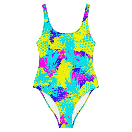 Abstract Pineapples One-Piece Swimsuit - Dockhead