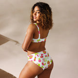 Summer Fun Recycled High-Waisted Bikini - Dockhead