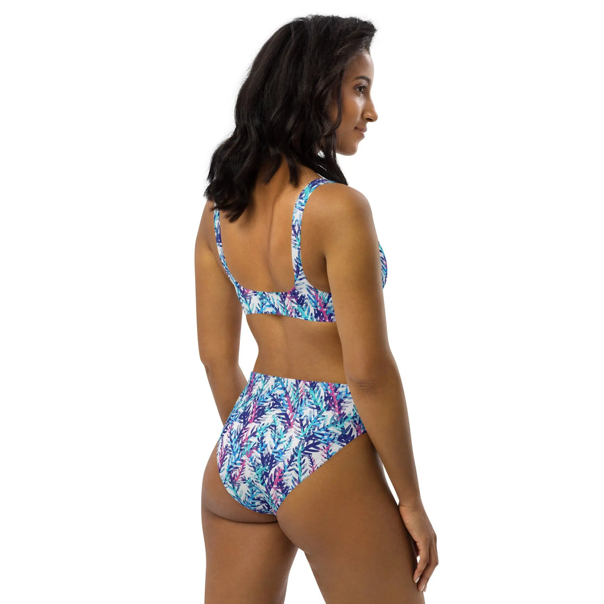 Coral Reef Recycled High-Waisted Bikini - Dockhead