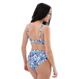 Coral Reef Recycled High-Waisted Bikini - Dockhead