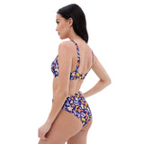 Floral Recycled High-Waisted Bikini - Dockhead