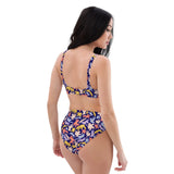 Floral Recycled High-Waisted Bikini - Dockhead