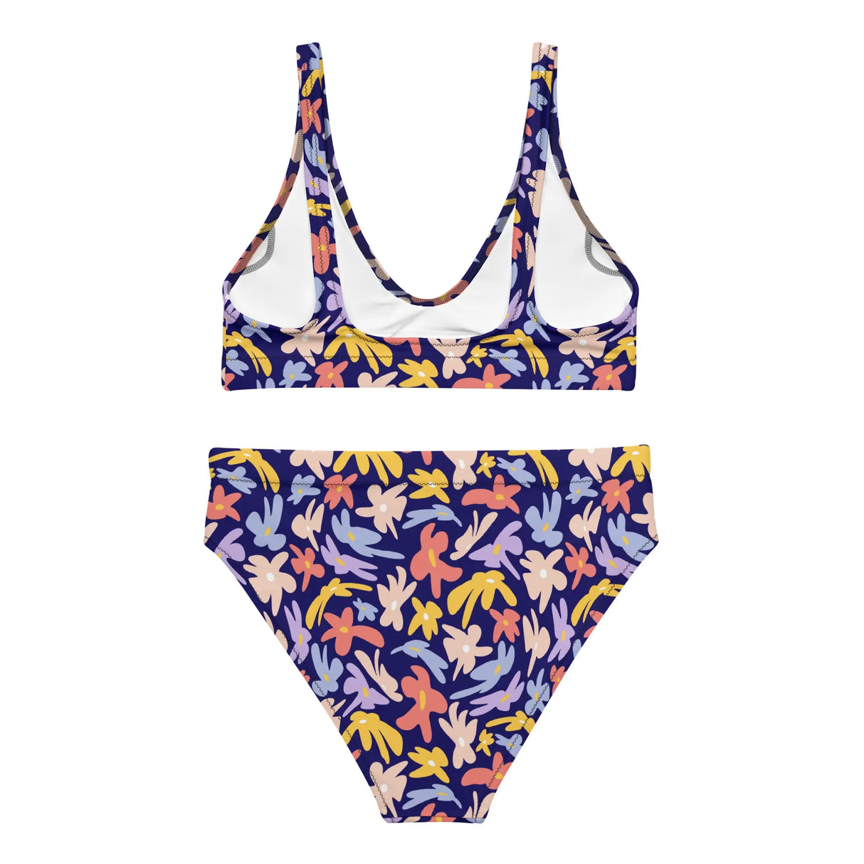 Floral Recycled High-Waisted Bikini - Dockhead