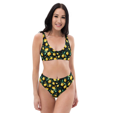 Lemons Recycled High-Waisted Bikini - Dockhead