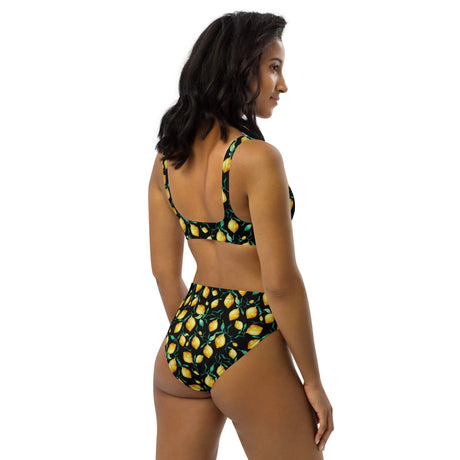 Lemons Recycled High-Waisted Bikini - Dockhead