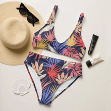 Tropical Mirage Recycled High-Waisted Bikini - Dockhead
