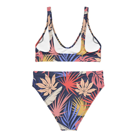 Tropical Mirage Recycled High-Waisted Bikini - Dockhead