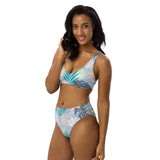 Pastel Paradise Recycled High-Waisted Bikini - Dockhead