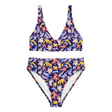 Floral Recycled High-Waisted Bikini - Dockhead