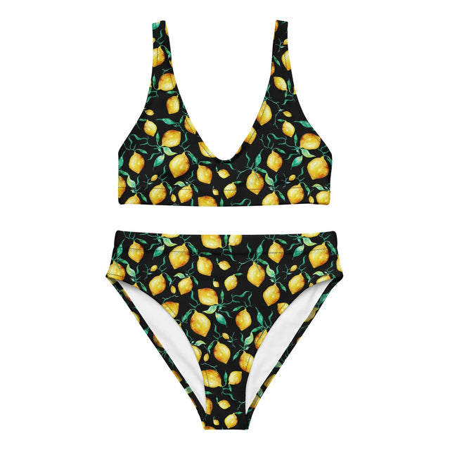 Lemons Recycled High-Waisted Bikini - Dockhead