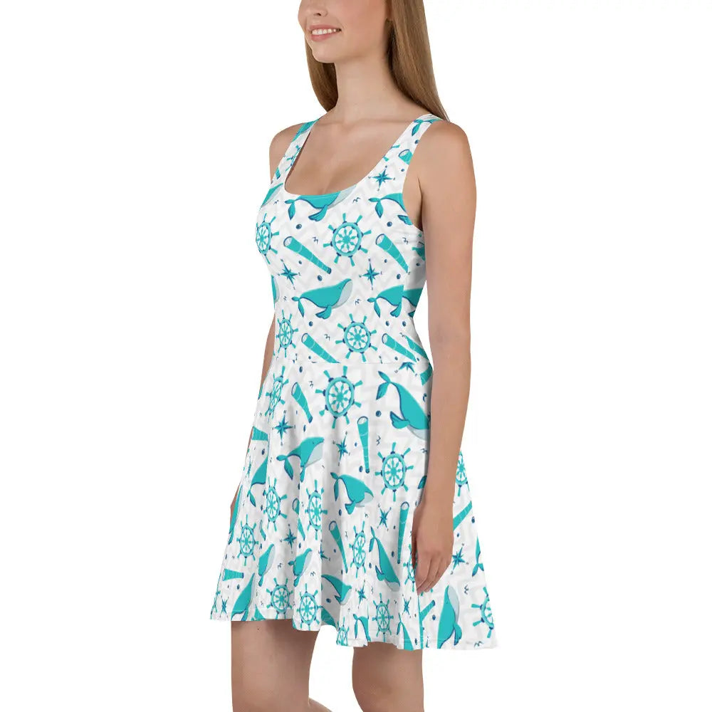 Whale Watcher Skater Dress - Dockhead