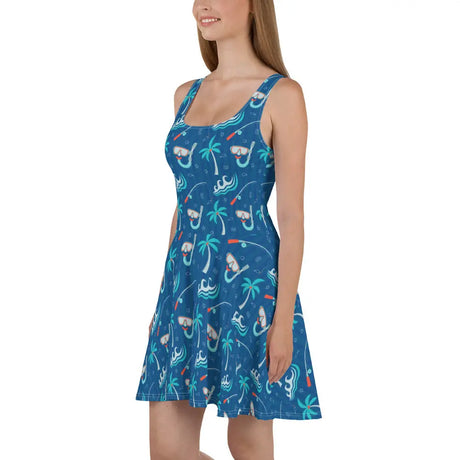 Tropical Tides Skater Dress - Dockhead