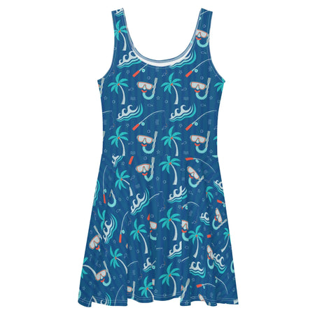 Tropical Tides Skater Dress - Dockhead