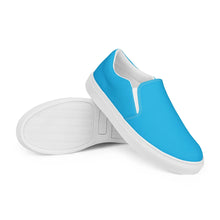 Slips by Dockhead Men’s Slip-On Canvas Shoes (Light Blue) - Dockhead
