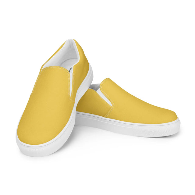 Slips by Dockhead Men’s Slip-On Canvas Shoes (Yellow) - Dockhead