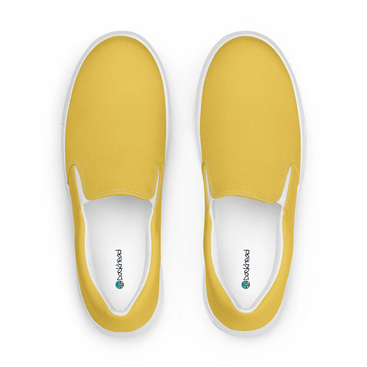 Slips by Dockhead Men’s Slip-On Canvas Shoes (Yellow) - Dockhead