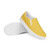 Slips by Dockhead Men’s Slip-On Canvas Shoes (Yellow) - Dockhead