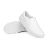 Slips by Dockhead Men’s Slip-On Canvas Shoes (White) - Dockhead