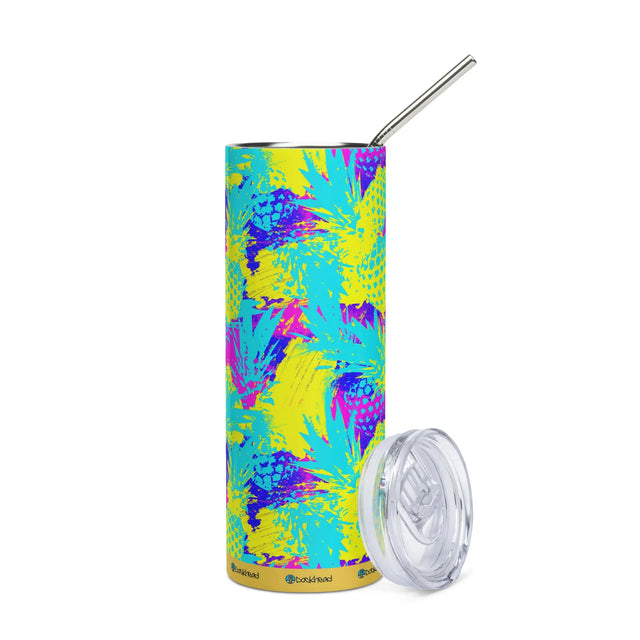 Abstract Pineapples Stainless Steel Tumbler - Dockhead