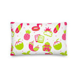 Summer Fun Premium Throw Pillow - Dockhead