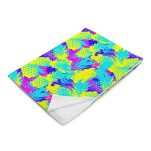 Abstract Pineapples Throw Blanket - Dockhead