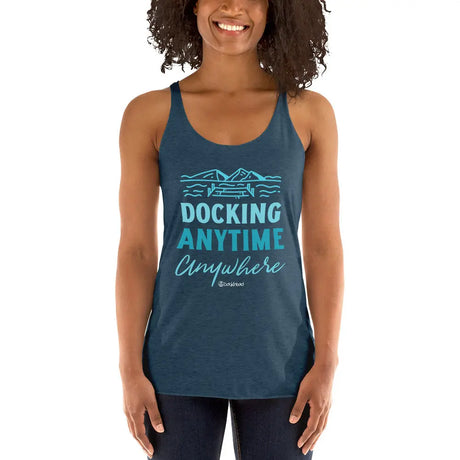 Docking Anytime Anywhere Racerback Tank Top - Dockhead