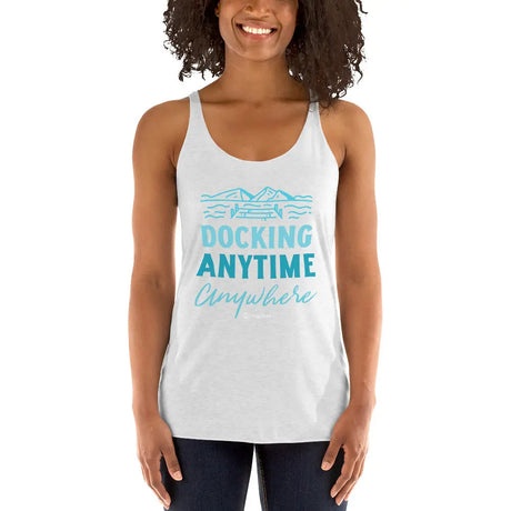 Docking Anytime Anywhere Racerback Tank Top - Dockhead