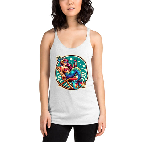 StarBeach Mermaid Coffee Women's Racerback Tank Top - Dockhead