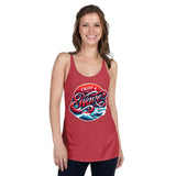 Enjoy A Wave Women's Racerback Tank Top - Dockhead