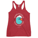 Where Bigger Is Always Better Racerback Tank - Dockhead