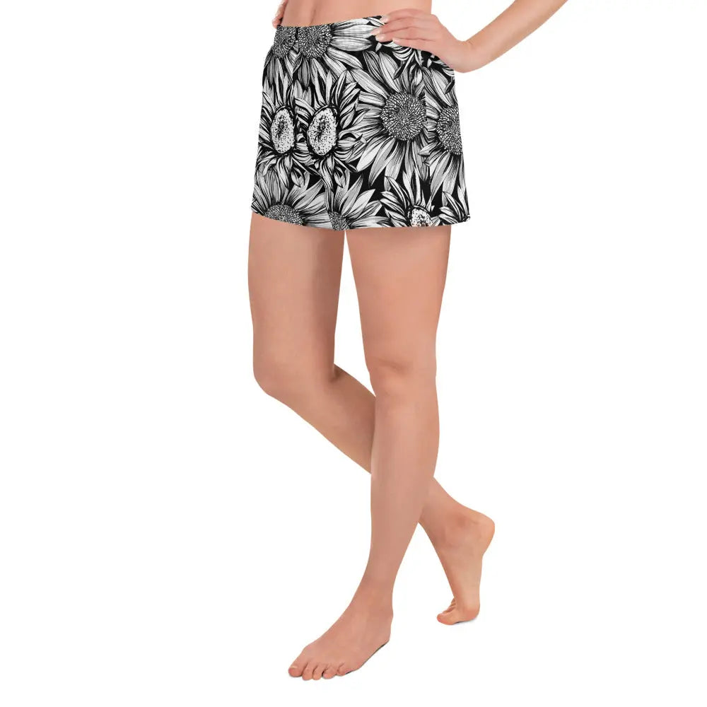 Sunflowers Recycled Athletic Shorts - Dockhead