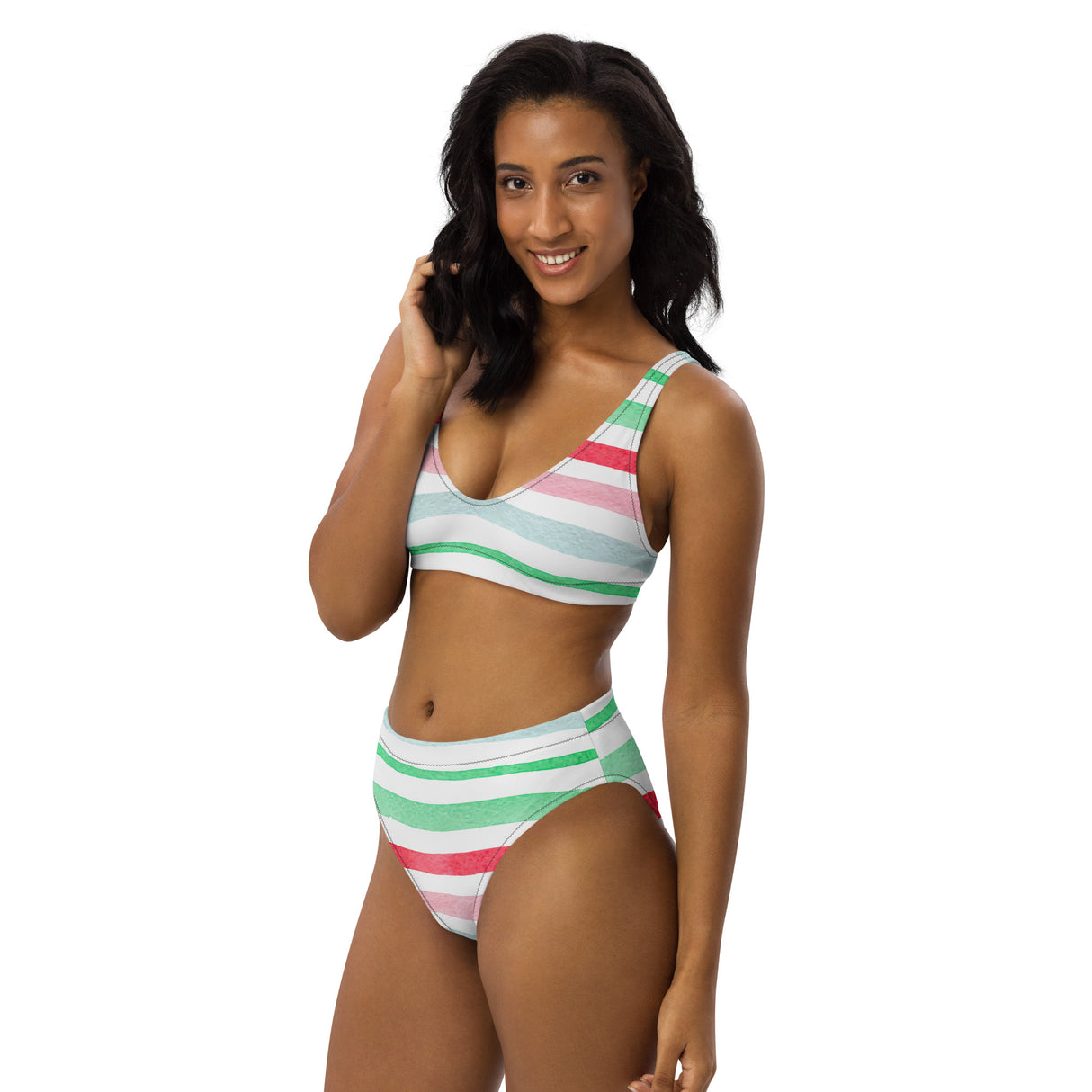 Recycled high-waisted bikini |  Dockhead |   | 