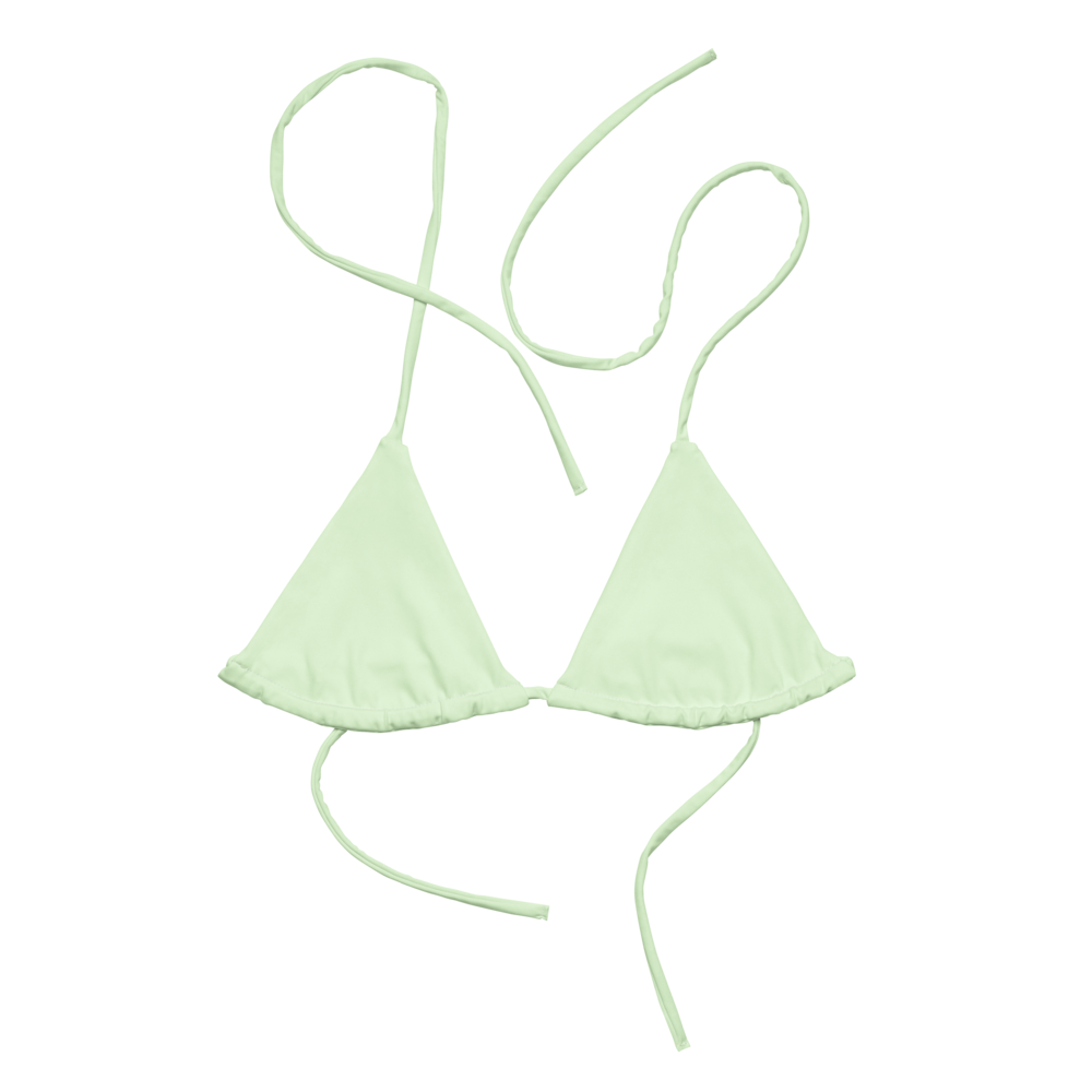 All-over print recycled string bikini top |  Dockhead |   | 