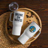 Drunk On Waves Travel Mug with Handle |  Dockhead |  Travel Mug | 