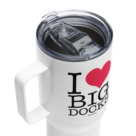 I Love Big Docks Travel Mug with Handle |  Dockhead |  Travel Mug | 