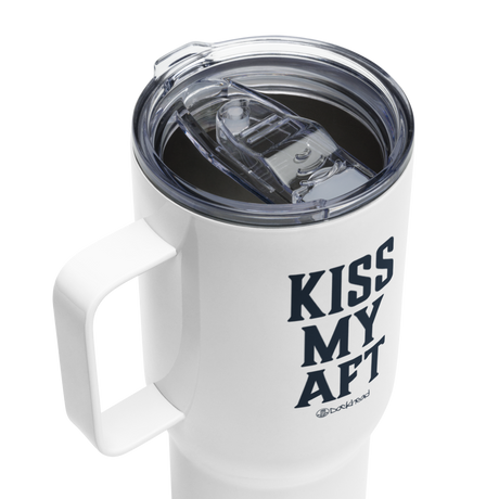 Kiss My Aft Travel Mug with Handle |  Dockhead |  Travel Mug | 