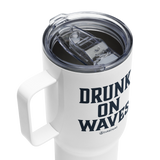 Drunk On Waves Travel Mug with Handle |  Dockhead |  Travel Mug | 