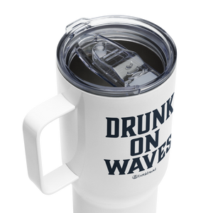 Drunk On Waves Travel Mug with Handle |  Dockhead |  Travel Mug | 
