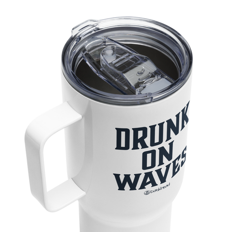 Drunk On Waves Travel Mug with Handle |  Dockhead |  Travel Mug | 