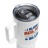 Patriot’s Crest Travel Mug with a Handle |  Dockhead |  Travel Mug | 