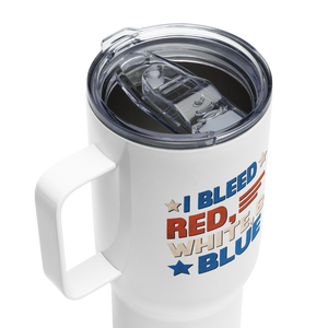 Patriot’s Crest Travel Mug with a Handle |  Dockhead |  Travel Mug | 