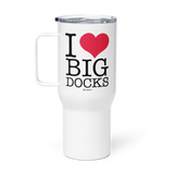 I Love Big Docks Travel Mug with Handle |  Dockhead |  Travel Mug | 