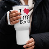 I Love Big Docks Travel Mug with Handle |  Dockhead |  Travel Mug | 