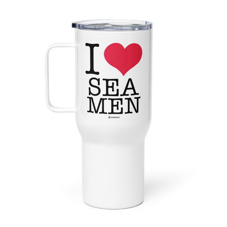 I Love Sea Men Travel Mug with Handle |  Dockhead |  Travel Mug | 