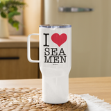 I Love Sea Men Travel Mug with Handle |  Dockhead |  Travel Mug | 