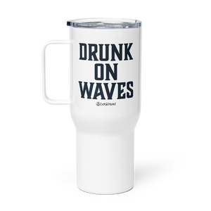 Drunk On Waves Travel Mug with Handle |  Dockhead |  Travel Mug | 
